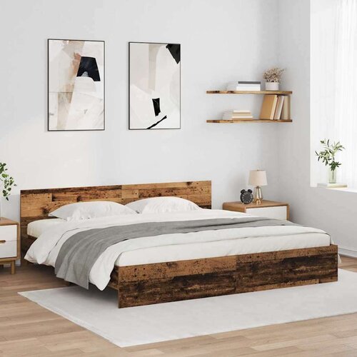  Konstrukcija postelje Star les 200 x 200 cm Konstruiran les, (5000103711) Cene