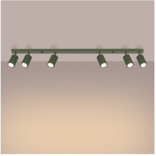 Nice Lamps zelena stropna svjetiljka 6,5x117 cm gleam &amp;ndash; Slike