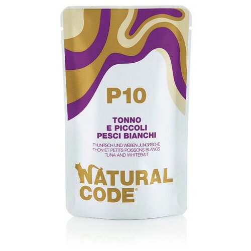 Natural Code cat Preliv za mačke - Tunjevina i mlada bela riba 70g Cene