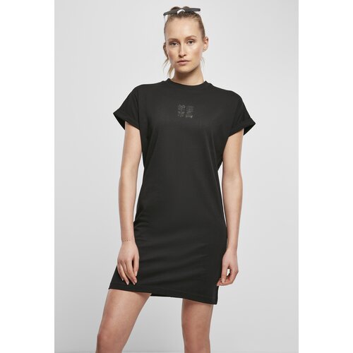 Urban Classics Women&amp;#039;s dress with print black/black Slike