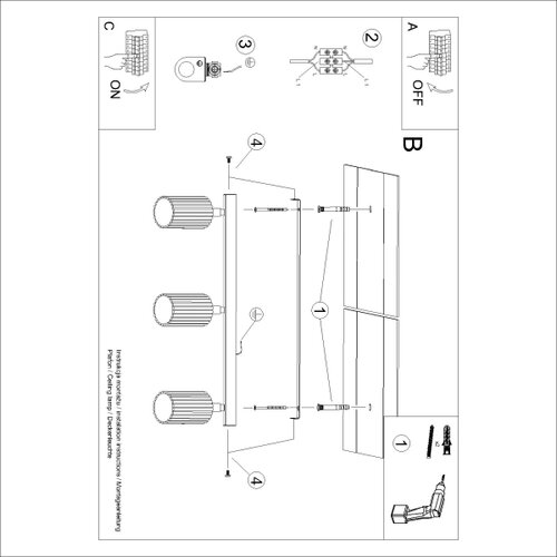  Brilagi - LED spot svetiljka CRESTO 3xGU10/10W/230V crvena Slike