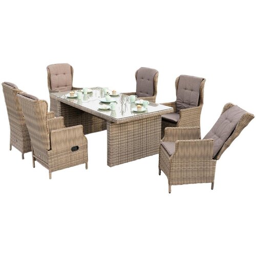 Gardenson Vrtni Set Riviera, 7-Delni, Z Blazinami Cene