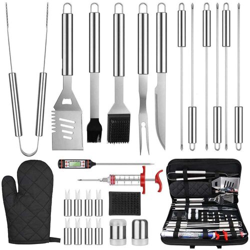 Timeless Tools 24-delni prenosni set za žar s torbo za zunanjo kuhanje, (5000334879) Slike