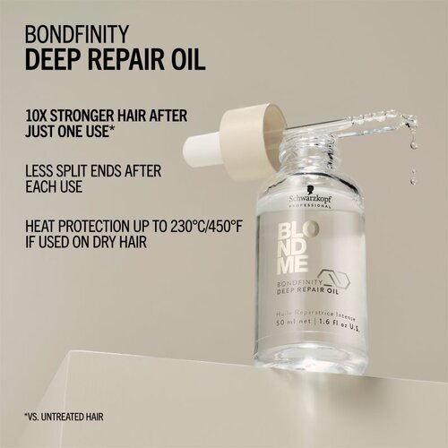 Schwarzkopf Professional Blondme Bondifity Deep Repair Oil hranilno olje za lase 50 ml Slike