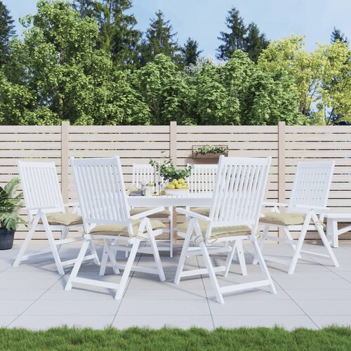 vidaXL Jastuci za stolice 6 kom bež 40 x 40 x 7 cm od tkanine Oxford Cijene