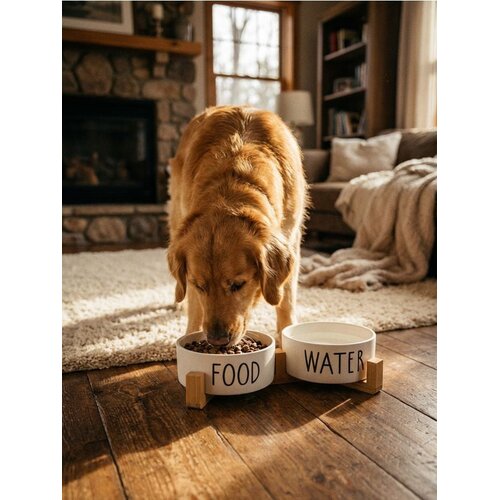 Sinsay Set keramičkih zdjela za kućne ljubimce Food & Water Cene