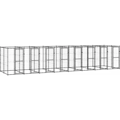  vanjski kavez za pse čelični 19,36 m²