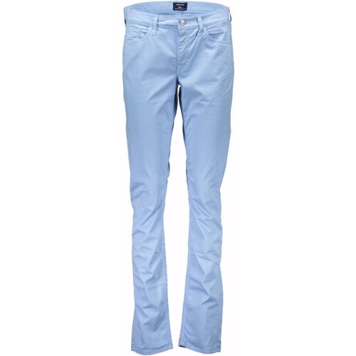 Gant WOMEN&#39;S LIGHT BLUE TROUSERS Cijene