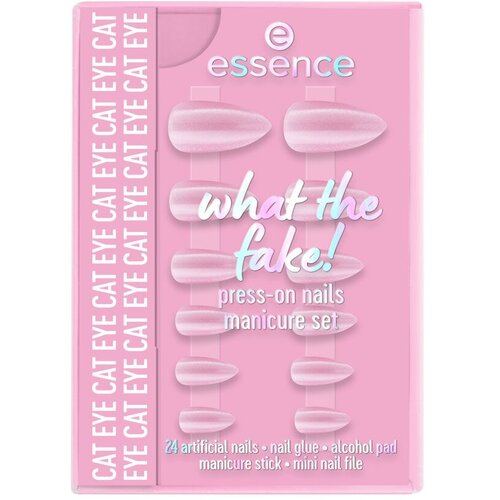 Essence What the fake! press-on nails manikir set 02 Cat eye Cene