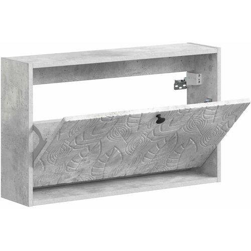  Ormar za cipele na zidu DELFT 71 x 17 x 43 cm Konstruirano drvo - Betonska siva Slike