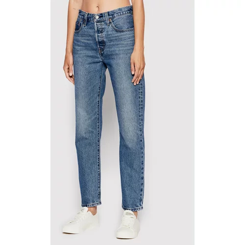 Levi's Jeans hlače 501® Crop 36200-0236 Modra Cropped Fit