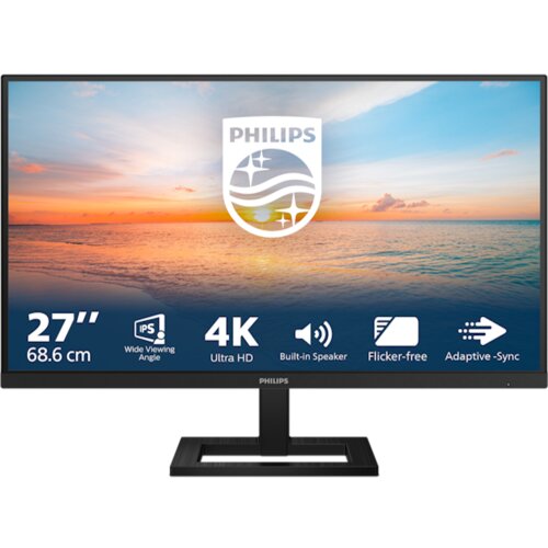  Monitor PHILIPS 27E1N1800AE/00 27"/IPS/3840x2160 /60Hz/4ms GtG/HDMIx2,DP/Visina/VESA/zvucnici/crna Cene