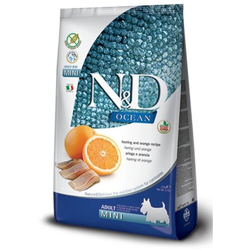 Farmina N&amp;amp;D Ocean hrana za pse Adult Mini - Haringa i narandža 7kg Slike