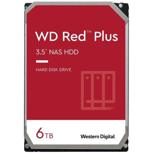  WD 6TB 3.5 inča SATA III 256MB IntelliPower WD60EFPX Red Plus hard disk Cene