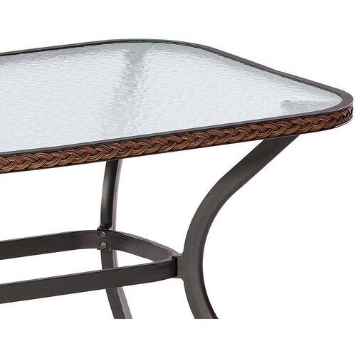 Gardenson Vrtna Garnitura Ravenna, Temno Rjava, 7-Delna Slike