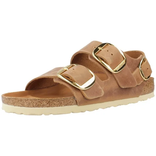 Birkenstock Sandali & Odprti čevlji MILANO BIG BUCKLE OILED L Kostanjeva