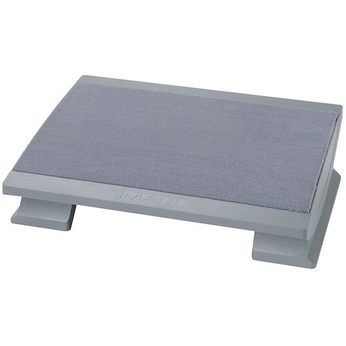 Maul ergonomska opora za noge, postavitvena površina šxg 450 x 390 mm, s tekstilno oblogo, siva Cene