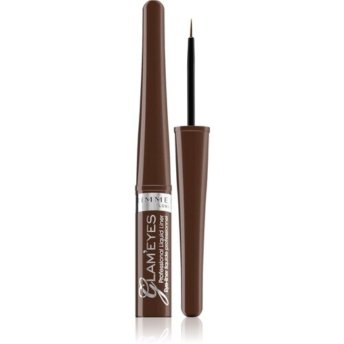 Rimmel London Glam' Eyes tekoče črtalo za oči odtenek 002 Brown Velvet 3,5 ml Cene