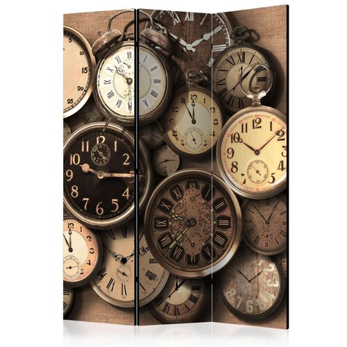  Paravan u 3 dijela - Old Clocks [Room Dividers] 135x172 Slike