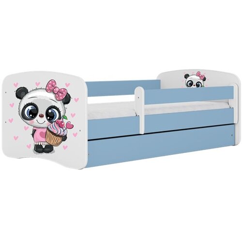 HAPPYKIDS Dječji krevet Dreamy panda 160x80 sa madracem bez ladice Plava Cene