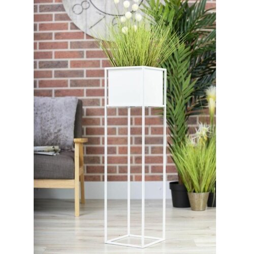  Stalak za cveće 90x24 cm, beli Slike