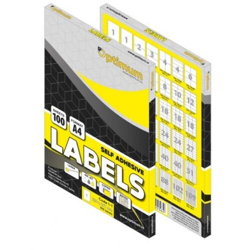 Optimum Nalepnice a4 105x70 8-2 *sr ( 6579 ) Cene
