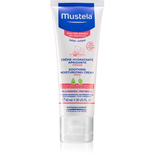 Mustela B&amp;eacute;b&amp;eacute; pomirjevalna in vlažilna krema za otroke od rojstva 40 ml Slike