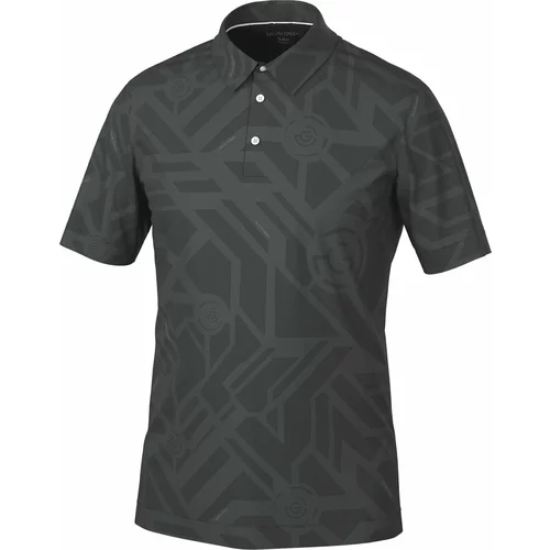 Galvin Green Maze Mens Breathable Short Sleeve Shirt Black XL