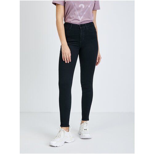 Guess Kavbojke črn denim Slike
