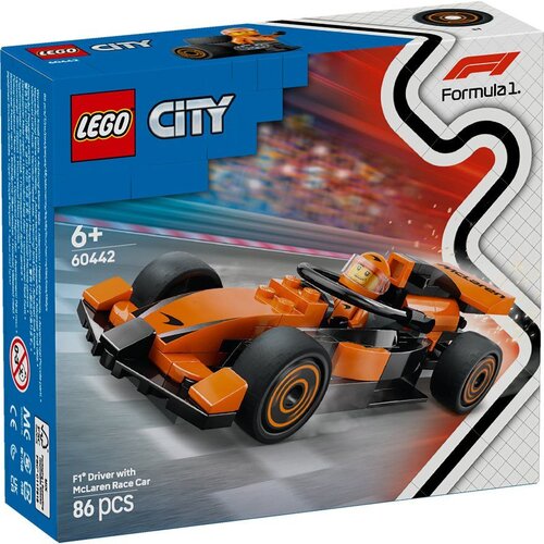Lego City F1 Driver with McLaren Race Car 60442 Cene
