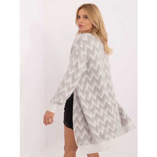 Wool Fashion Italia Cardigan-AT-SW-2340-A.00-Grey Cene