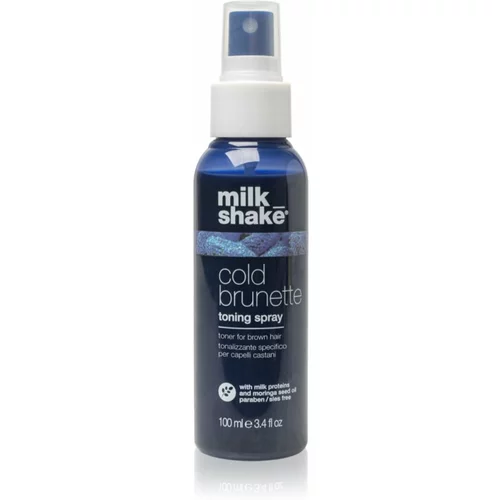 Milk Shake Cold Brunette Toning Spray pršilo za nevtralizacijo medeninastih podtonov 100 ml