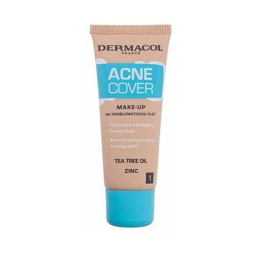 Dermacol acnecover make-up puder 30 ml odtenek 1