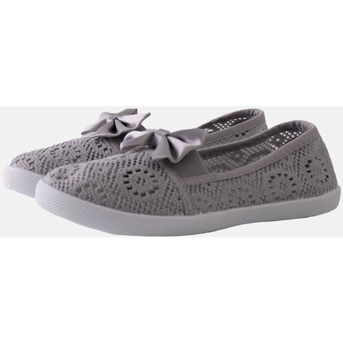 Gemre Gray lace children's ballet flats Bubby Cijene