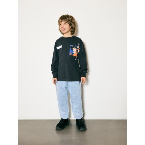 Reserved BOYS` T-SHIRT - tamnosivo Cene