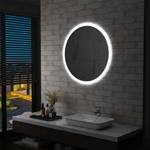 vidaXL Kopalni&scaron;ko LED ogledalo 80 cm, (20798437) Cene