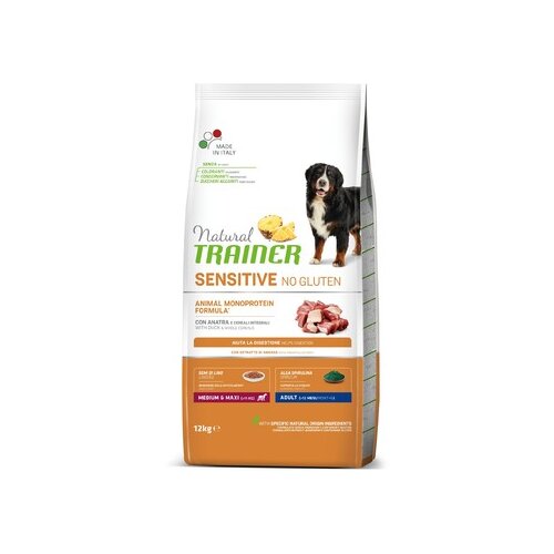 Natural trainer sensitive No Gluten Hrana Za Pse, Pačetina, Za Odrasle Pse Srednjih I Velikih Rasa, 12kg Cene