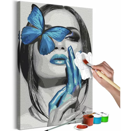  Slika za samostalno slikanje - Blue Butterfly 40x60