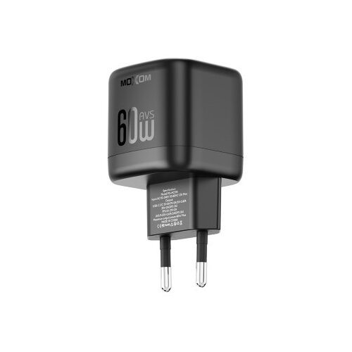  Kucni punjac moxom mx-hc314 40w pd 60w avs type-c na type-c crni ( P1293 ) Slike