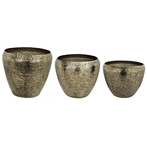 Eglo 428092 - SET od 3 metalnih vaza OKAYAMA 37x48 cm, bronzana Slike