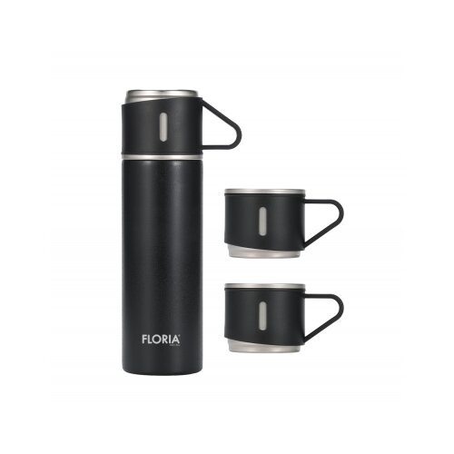 Zilan zln0743 termos boca 500ml + 3 šolje set crni Cene
