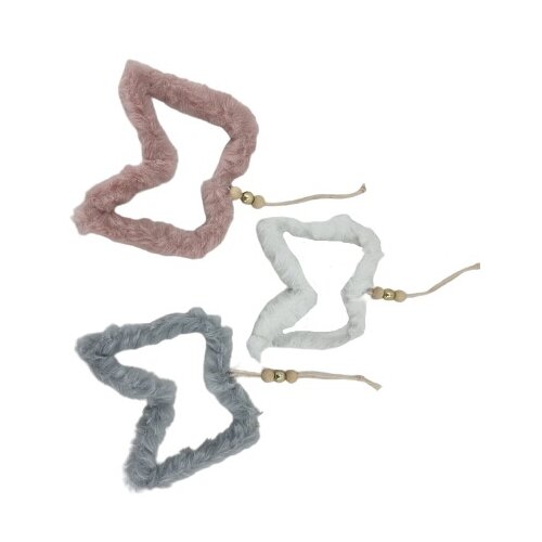  Novogodišnji ukras krila anđela krzneni 10cm Cene