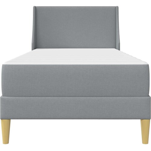  Okvir kreveta s madracem Svijetlo siva 90 x 200 cm Poliester Slike