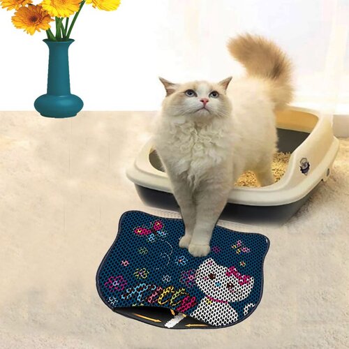 WALLXPERT Kdkafa0085 multicolor cat litter mat Cene