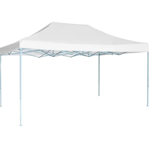  Zložljiv vrtni šotor 3x4,5 m bel