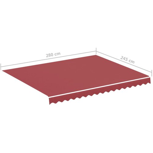  Zamjenska tkanina za tendu bordo 3 x 2,5 m Slike