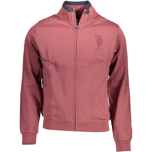 U.S. Polo Assn. US POLO SWEATSHIRT WITH ZIP PURPLE MAN Slike