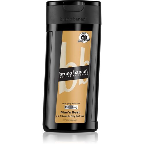 Bruno Banani Man's Best osvježavajući gel za tuširanje 3 u 1 za muškarce 250 ml Cijene