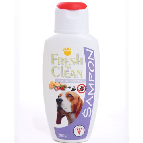 FRESH & CLEAN antiparazitski šampon za pse 200ml Slike