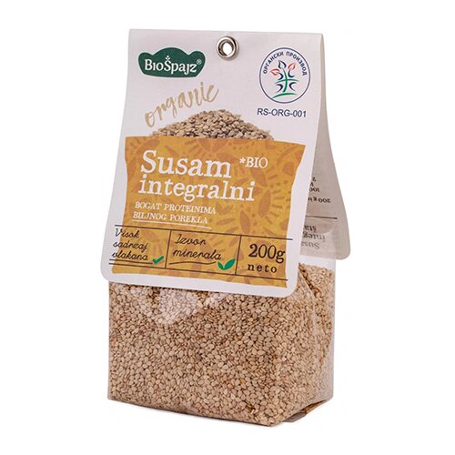 Bio &amp;Scaron;pajz organski integralni susam 200g Slike